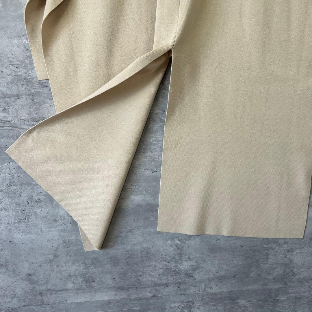 新品未使用　LE PHIL ルフィル　 ラインニットジレ　テールスリット