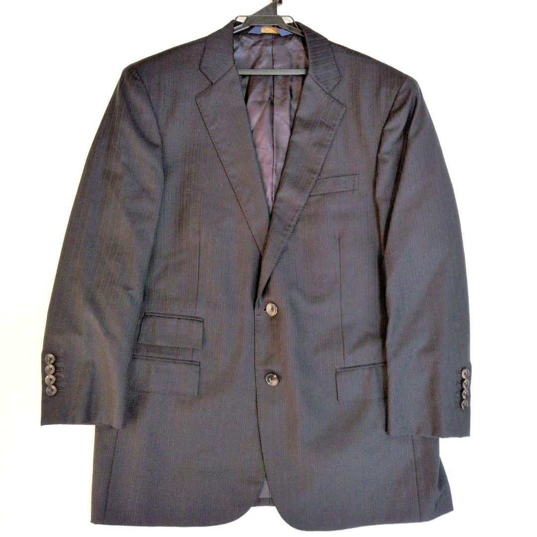 ブルックスブラザーズ セットアップ カノニコ スーパー110’s 濃紺 L相当