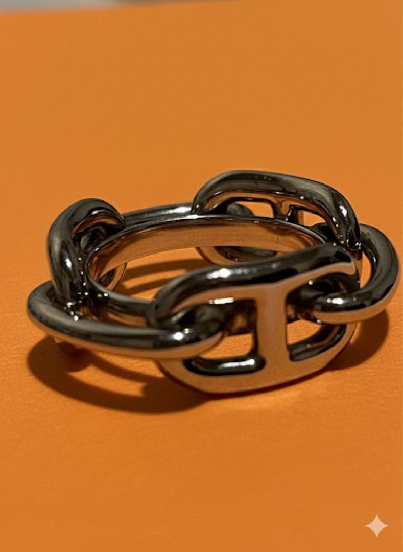 HERMES シェーヌダルク　スカーフリング