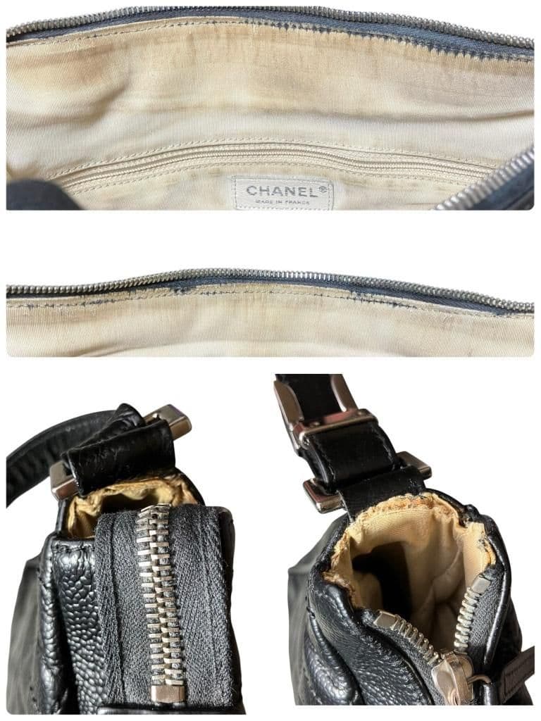 みーCHANEL マトラッセ キャビアスキン ショルダーバッグ シール