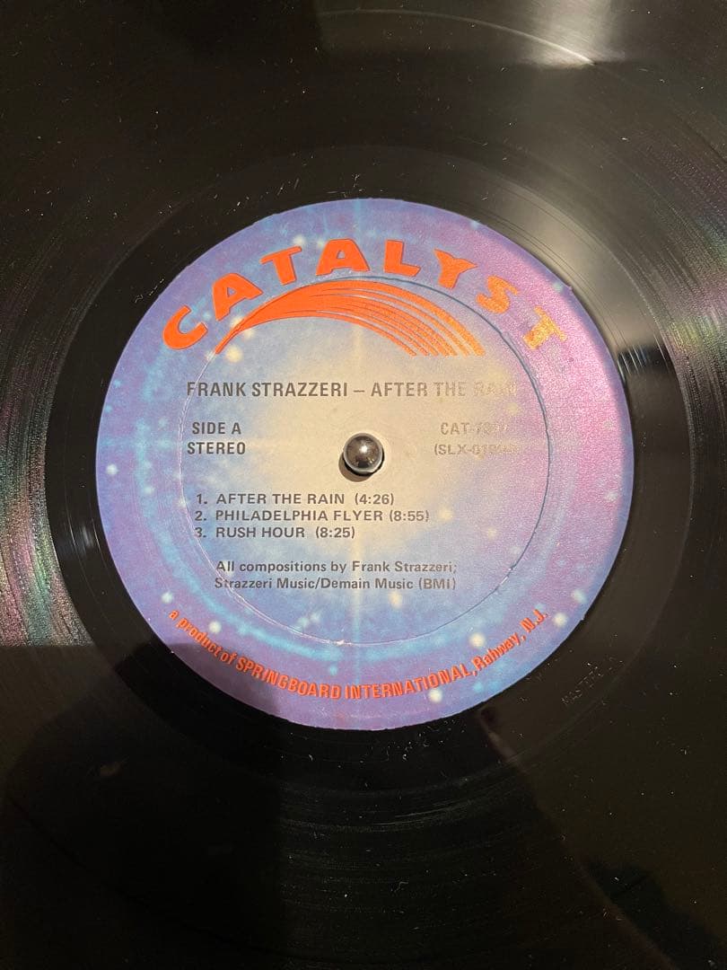 Frank Strazzeri After The Rain LP プロモ盤