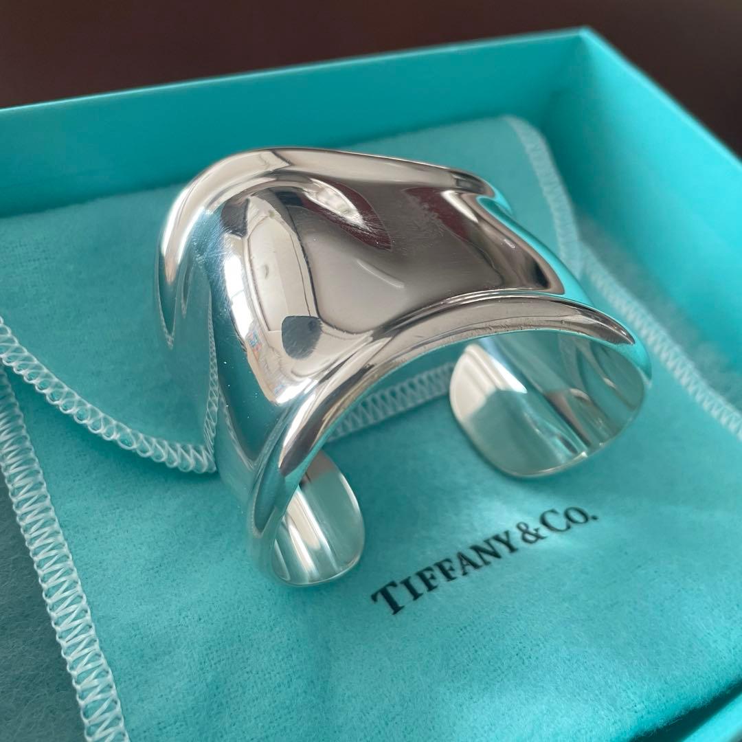 ティファニー エルサ ペレッティ ボーンカフ　左手 S サイズ