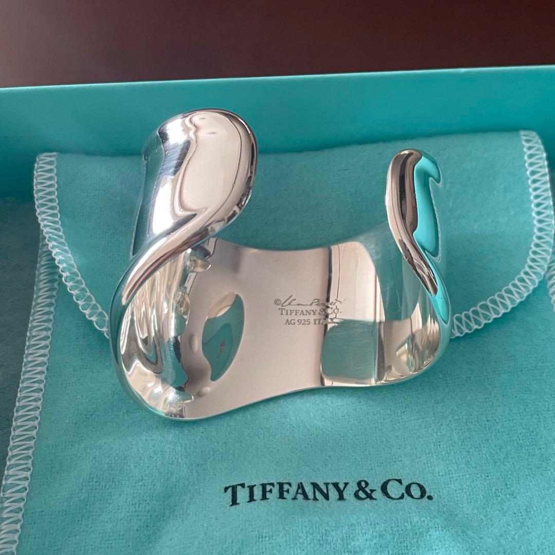 ティファニー エルサ ペレッティ ボーンカフ　左手 S サイズ