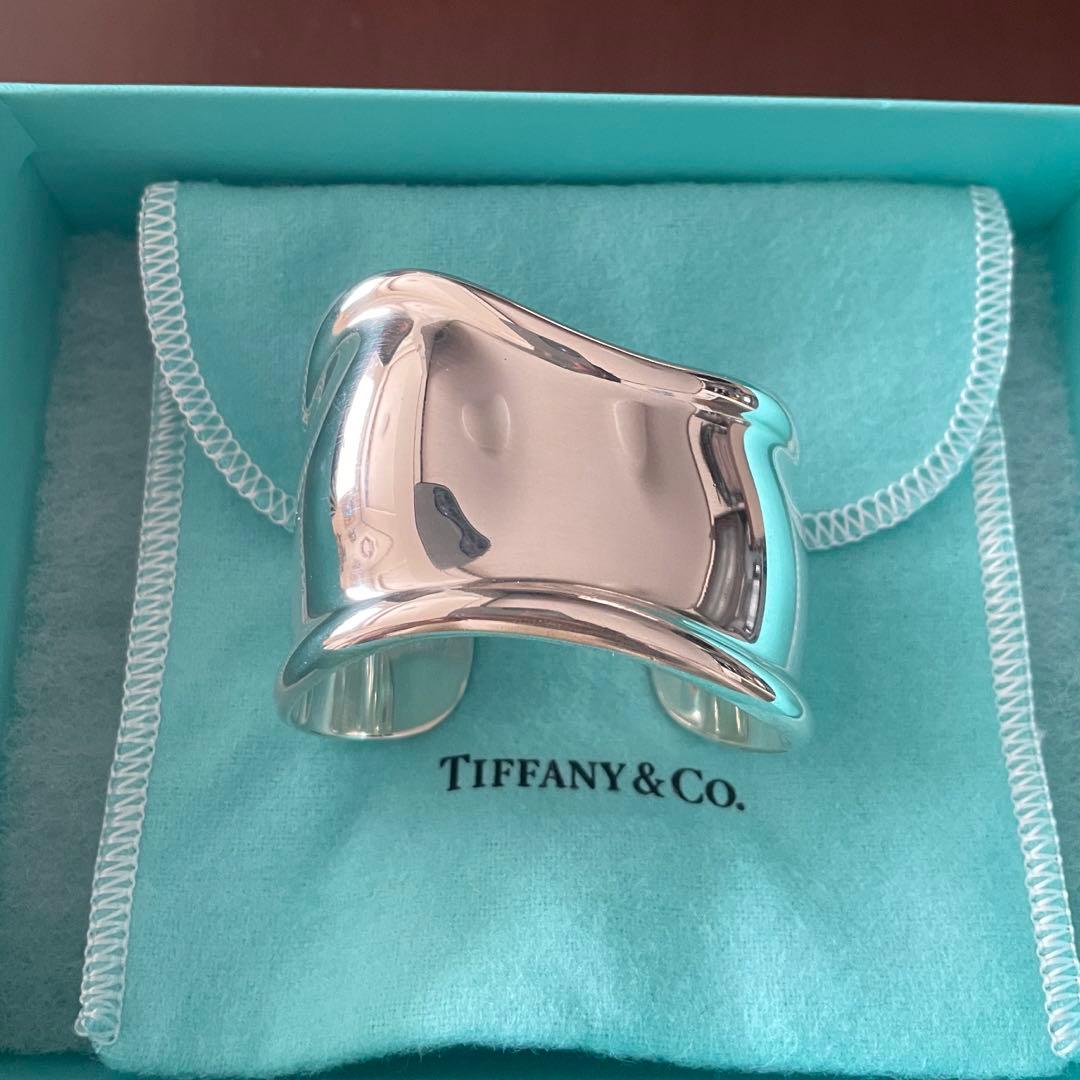 ティファニー エルサ ペレッティ ボーンカフ　左手 S サイズ