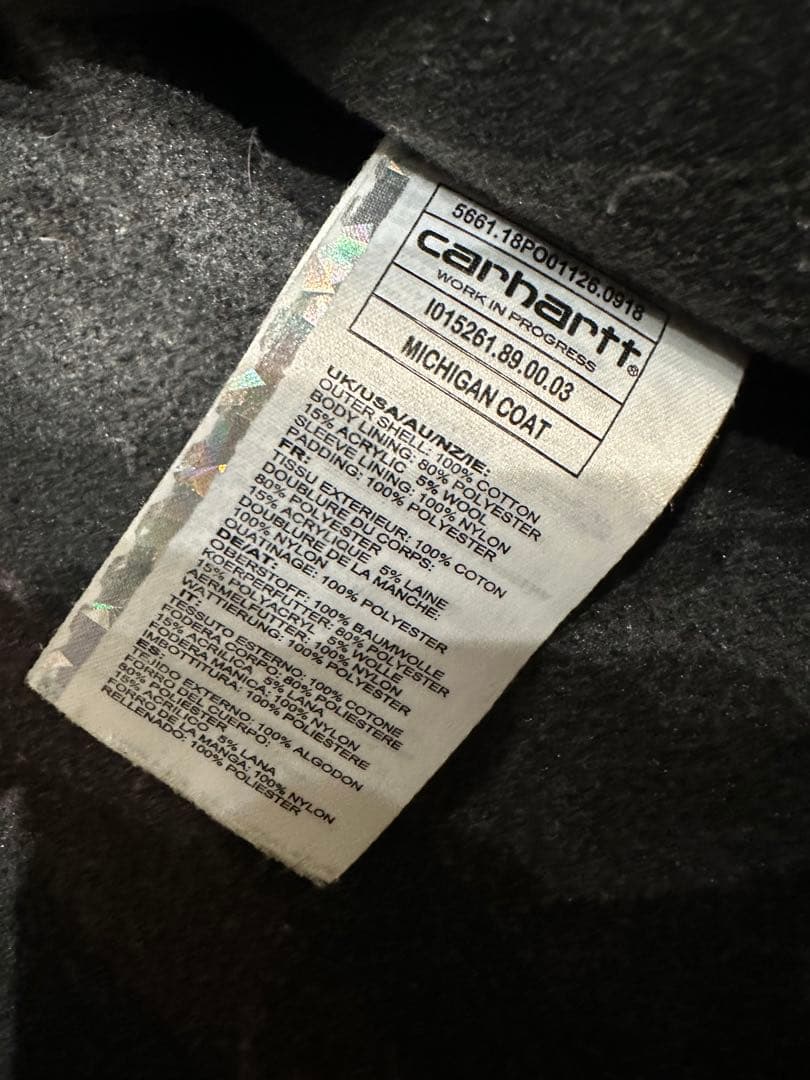 Carhartt WIP ジャケット　ミシガンコート　L カーハート wip
