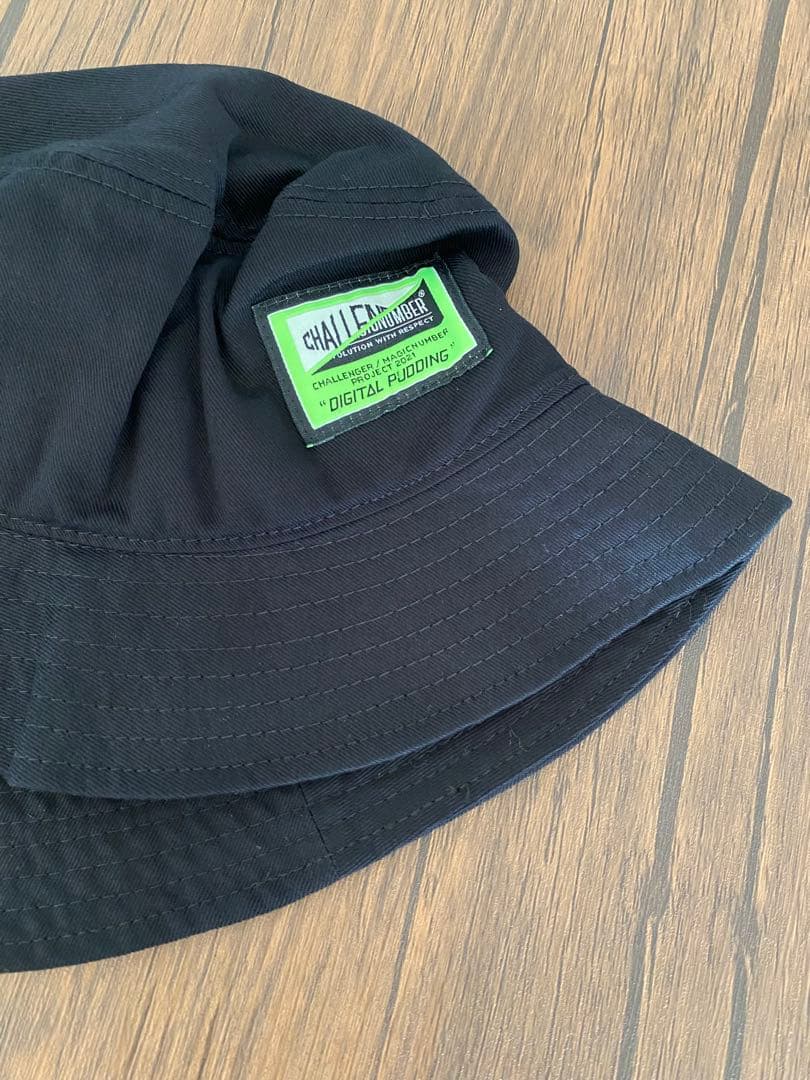 新品未使用　チャレンジャー ×マジックナンバー　バケットハット　ブラック　フリー