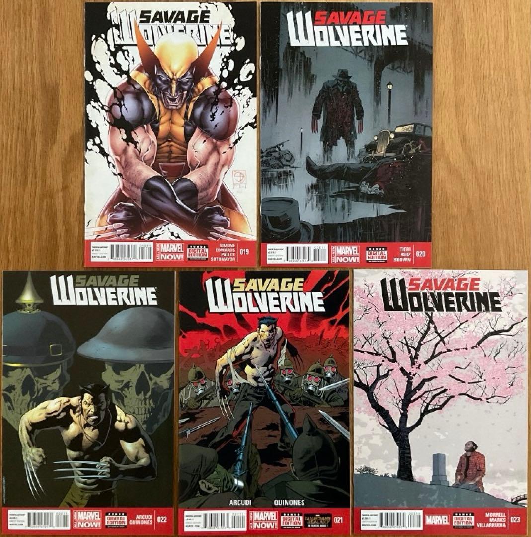 再値下げ❗️Savage Wolverine コンプリートセット アメコミリーフ