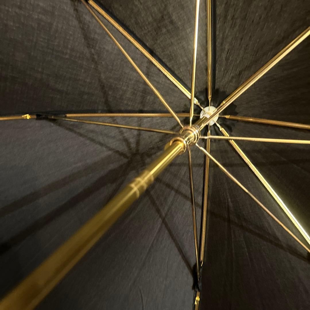 REONARD レオナール　花柄　文字ロゴいり　晴雨兼用長傘　かさ