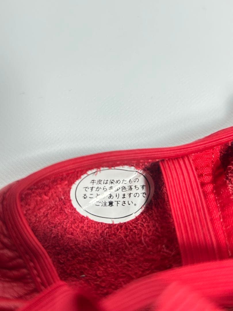 ササキスポーツ 22.5 ダンスシューズ 赤 牛皮 未使用