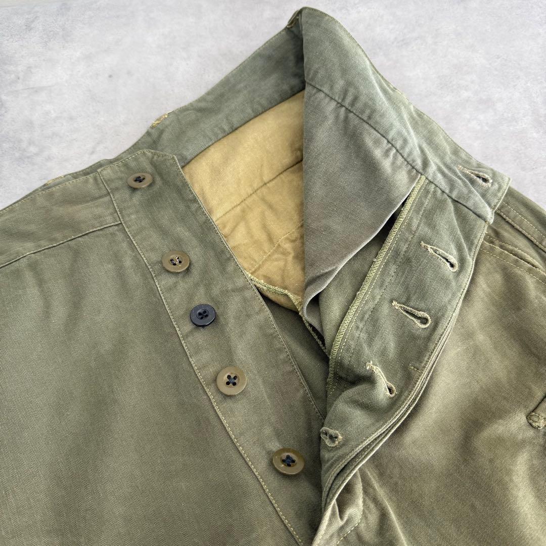 60sフランス軍 M-47 カーゴパンツ 後期 HBT ミリタリーパンツ