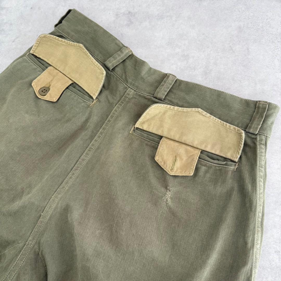 60sフランス軍 M-47 カーゴパンツ 後期 HBT ミリタリーパンツ