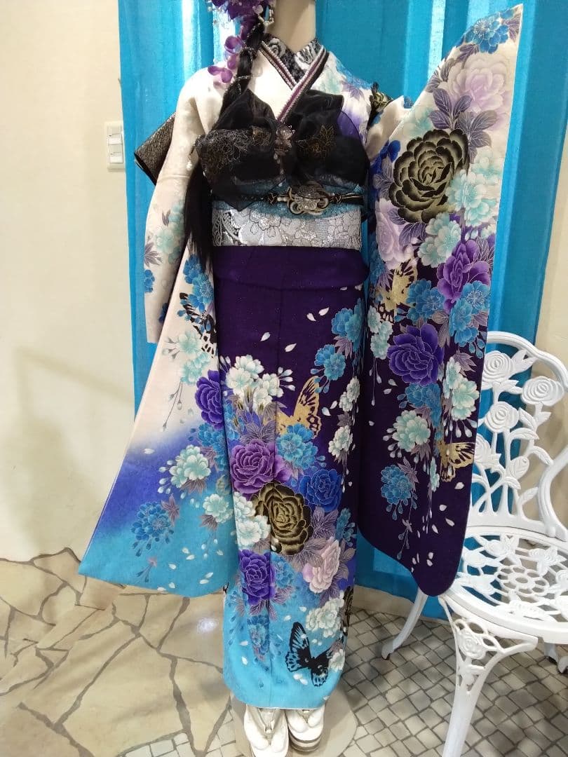 ❰専用です‼️❱半襟重ね衿帯揚げ帯締め、西陣袋帯、襦袢、ガード加工、バック草履