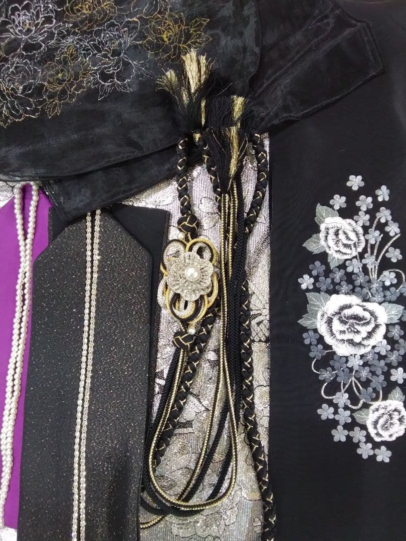 ❰専用です‼️❱半襟重ね衿帯揚げ帯締め、西陣袋帯、襦袢、ガード加工、バック草履