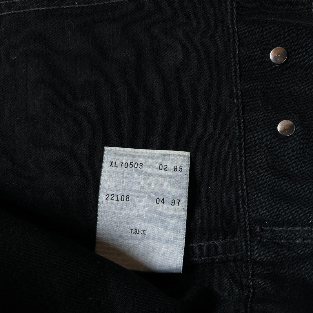 希少 90s リーバイス 70503 02ブラック デニムジャケット XL