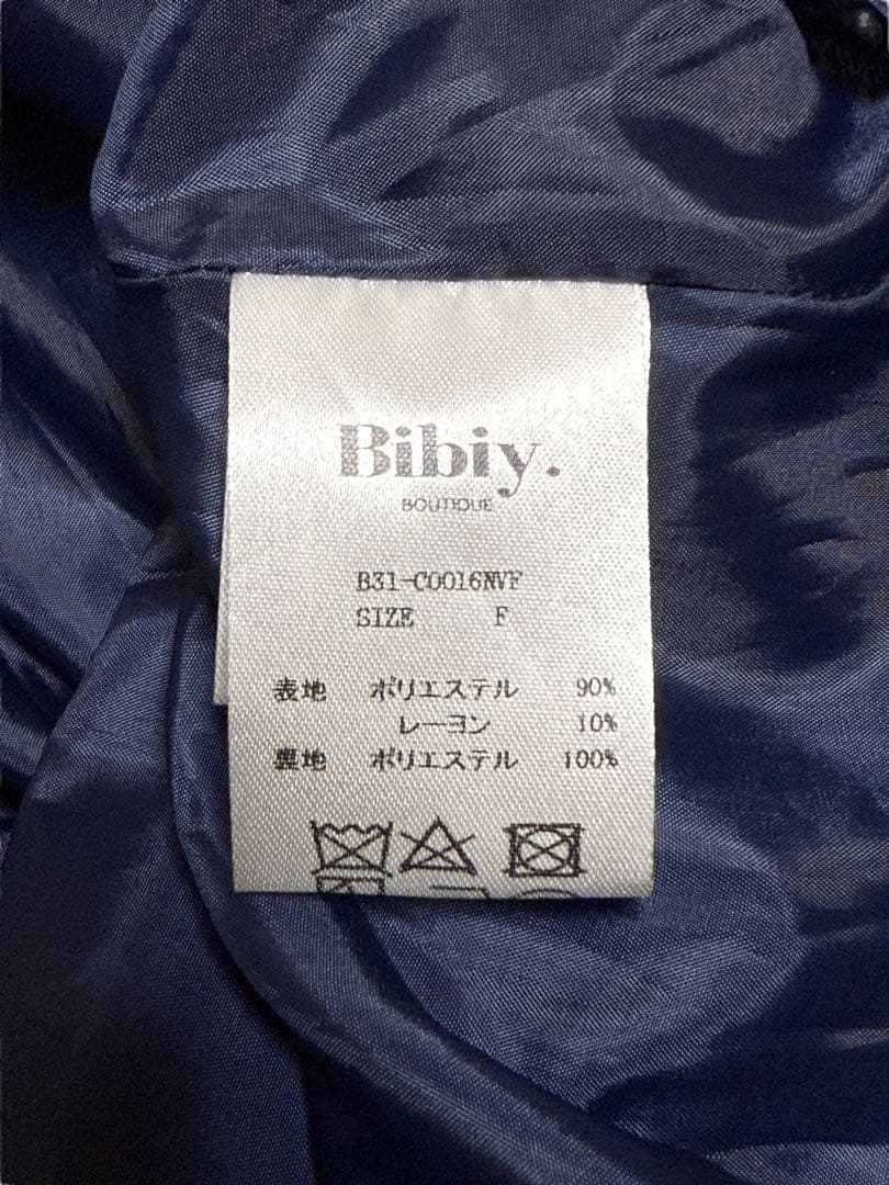 Bibiy. OPHELIA COAT ネイビー