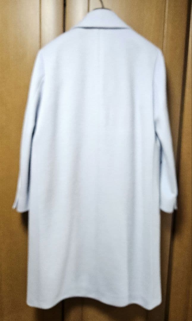 新品未使用・eleventy ライトブルー ウールチェスターコート
