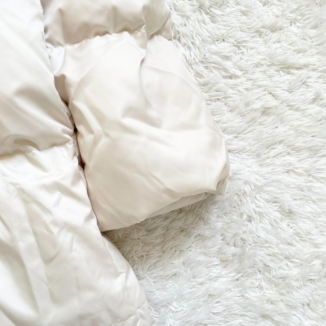 未使用級✨クレージュ ダウンコート 38 ロング丈　ホワイト　レア　レディース