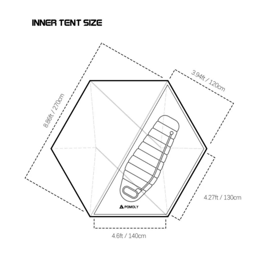 ポモリー デューン ソロ テント DODグランドシート付き