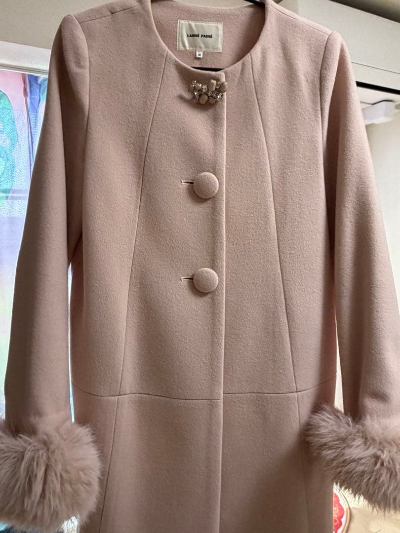 レッセパッセ　レディノーカラーコート　さえこさんコート　最終お値下げ