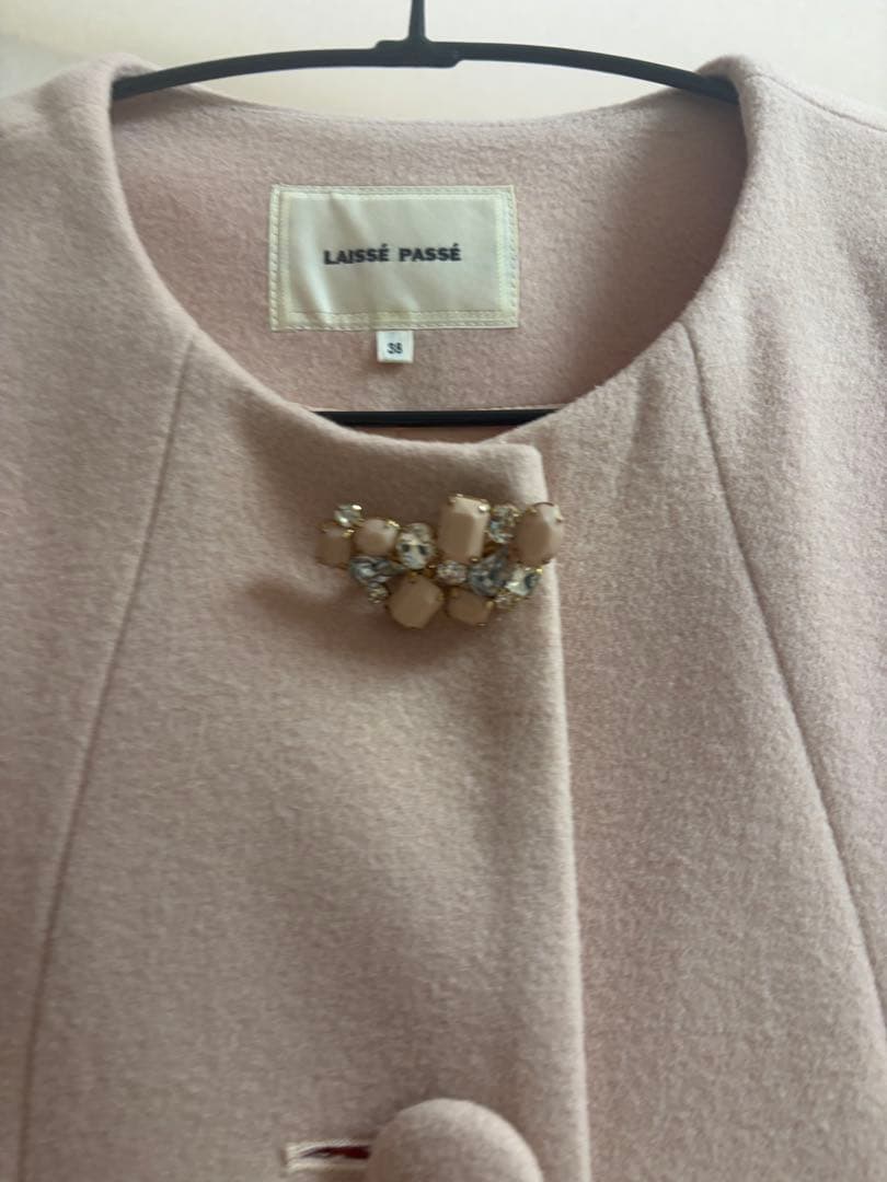 レッセパッセ　レディノーカラーコート　さえこさんコート　最終お値下げ