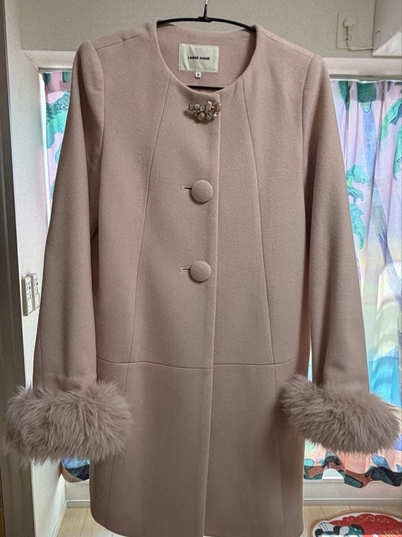 レッセパッセ　レディノーカラーコート　さえこさんコート　最終お値下げ