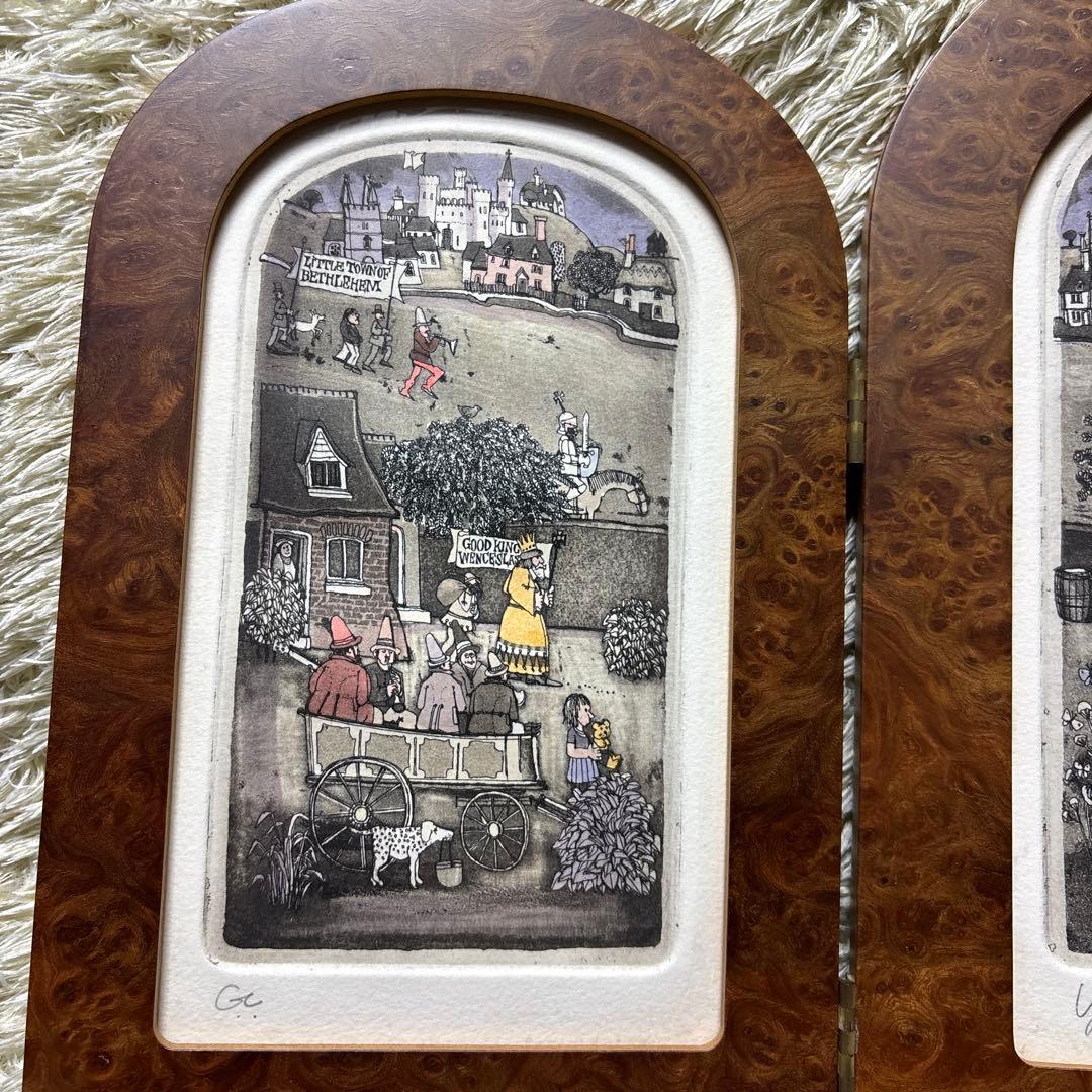 グラハムクラーク 銅版画 『汝ら信仰あつき者よ』 額装品 159/400