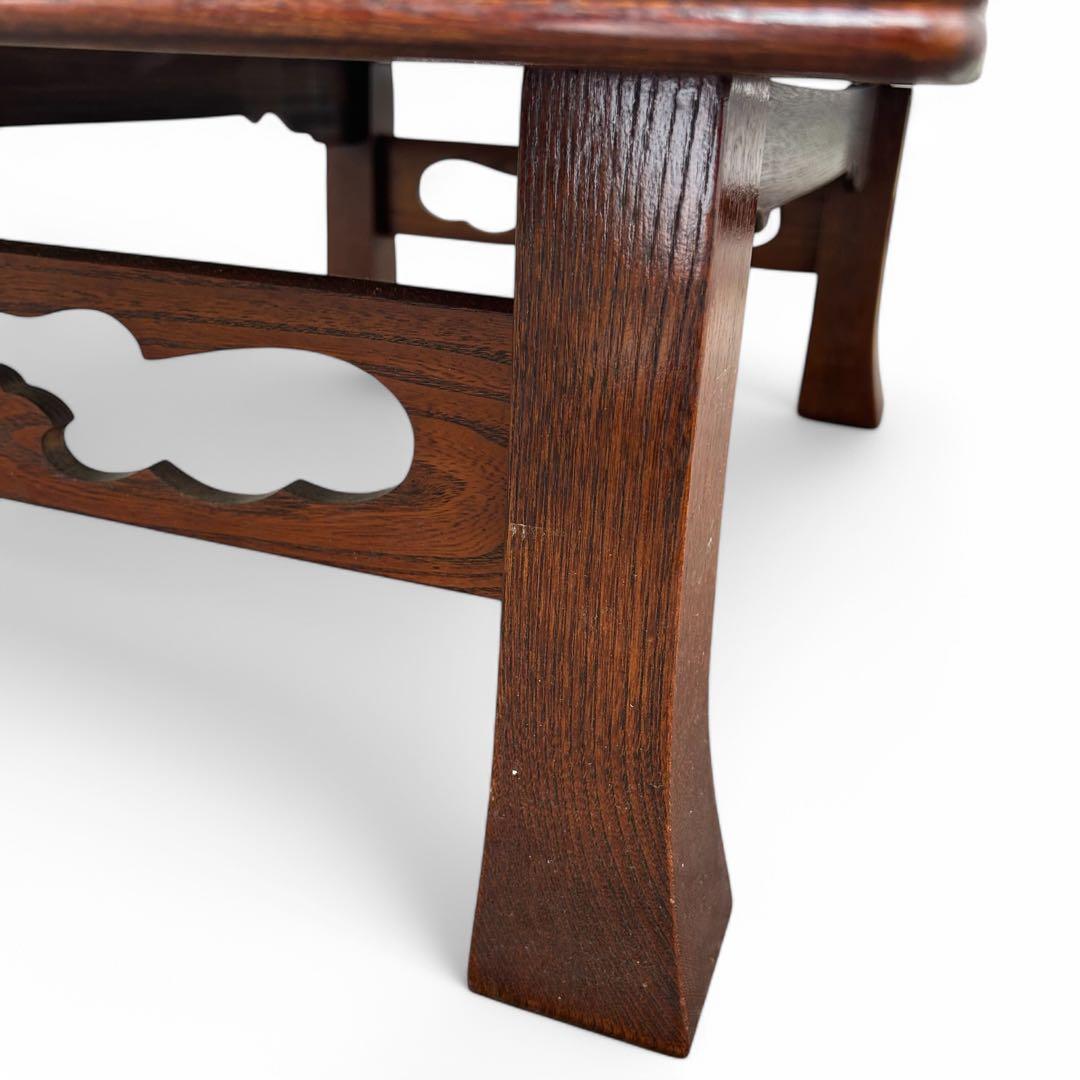 昭和レトロ センターテーブル 天然木 ちゃぶ台 座卓 ビンテージ ローテーブル