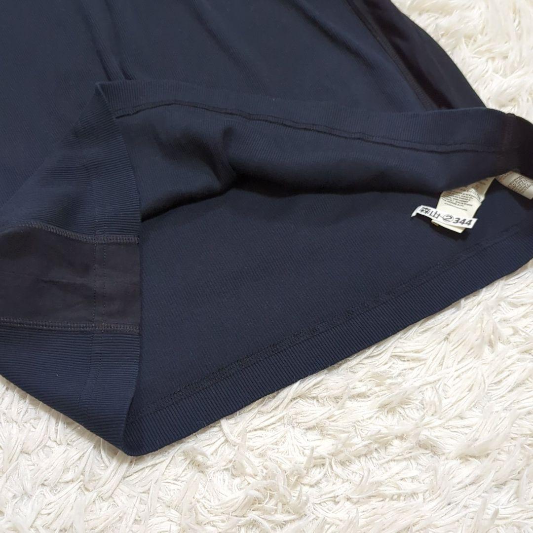 極美品 54 ドルチェアンドガッバーナ ジップアップ 切替 ニット ポロシャツ