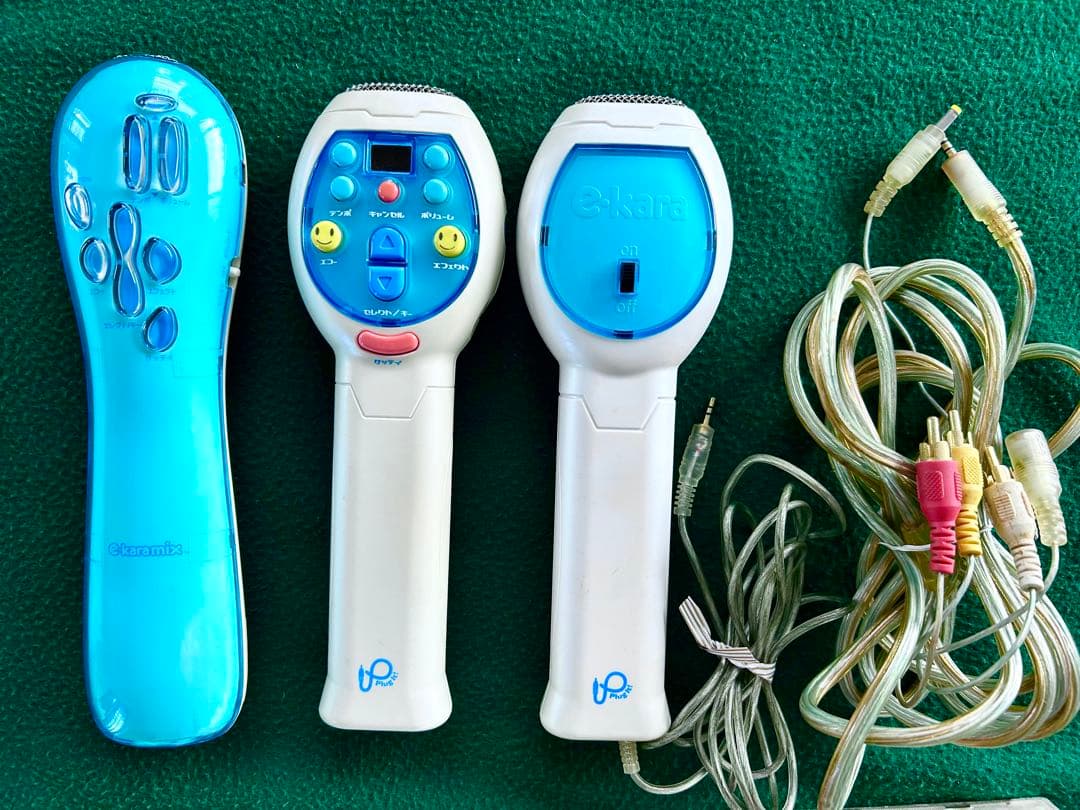 【大量カートリッジ付き】e-karaイーカラマイク3本&カートリッジ18本セット