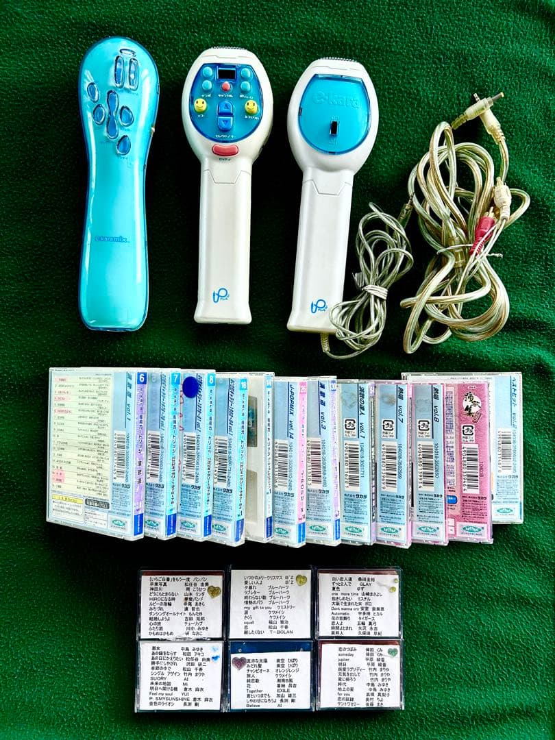 【大量カートリッジ付き】e-karaイーカラマイク3本&カートリッジ18本セット