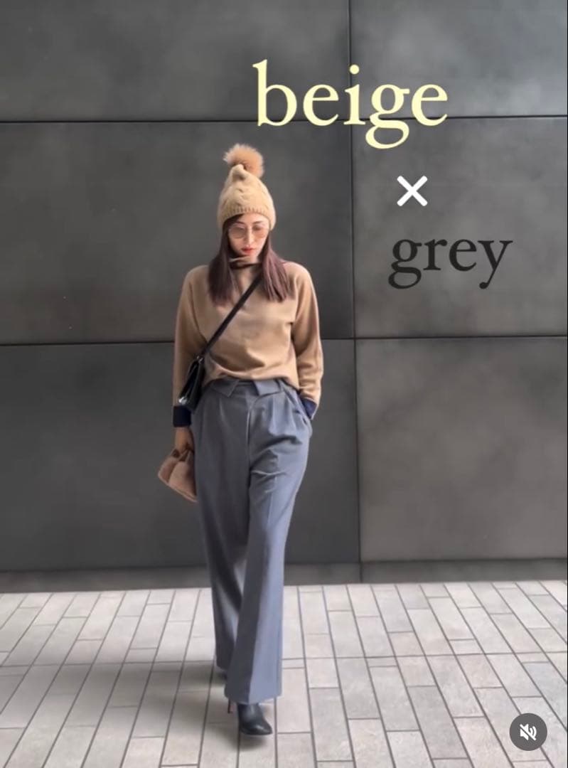 マックスマーラMaxMaraカシミヤ１００%フォックスニット帽　テディ