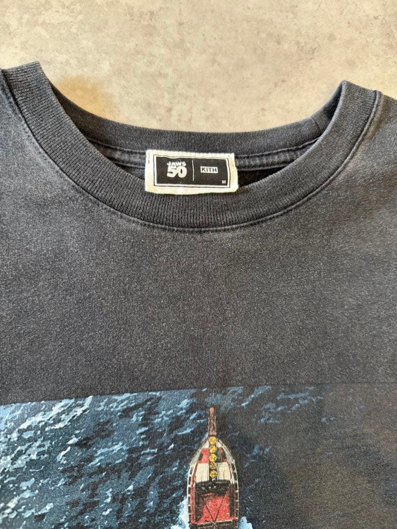 トップス Kith for JAWS Boat Poster Vintage Tee