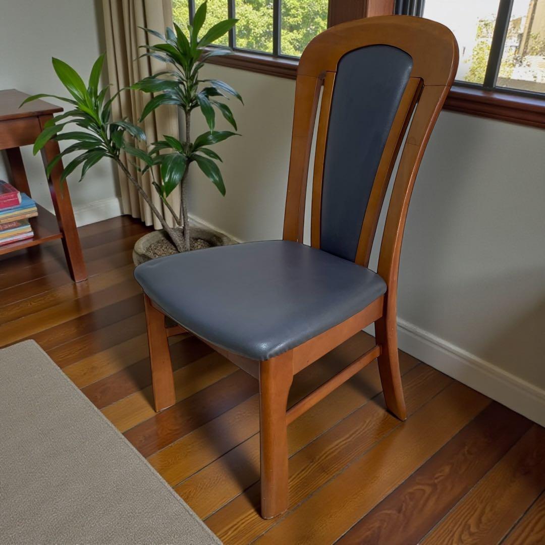 【人気】マルニ木工 maruni ダイニングチェア レザー 木製チェア 椅子　b