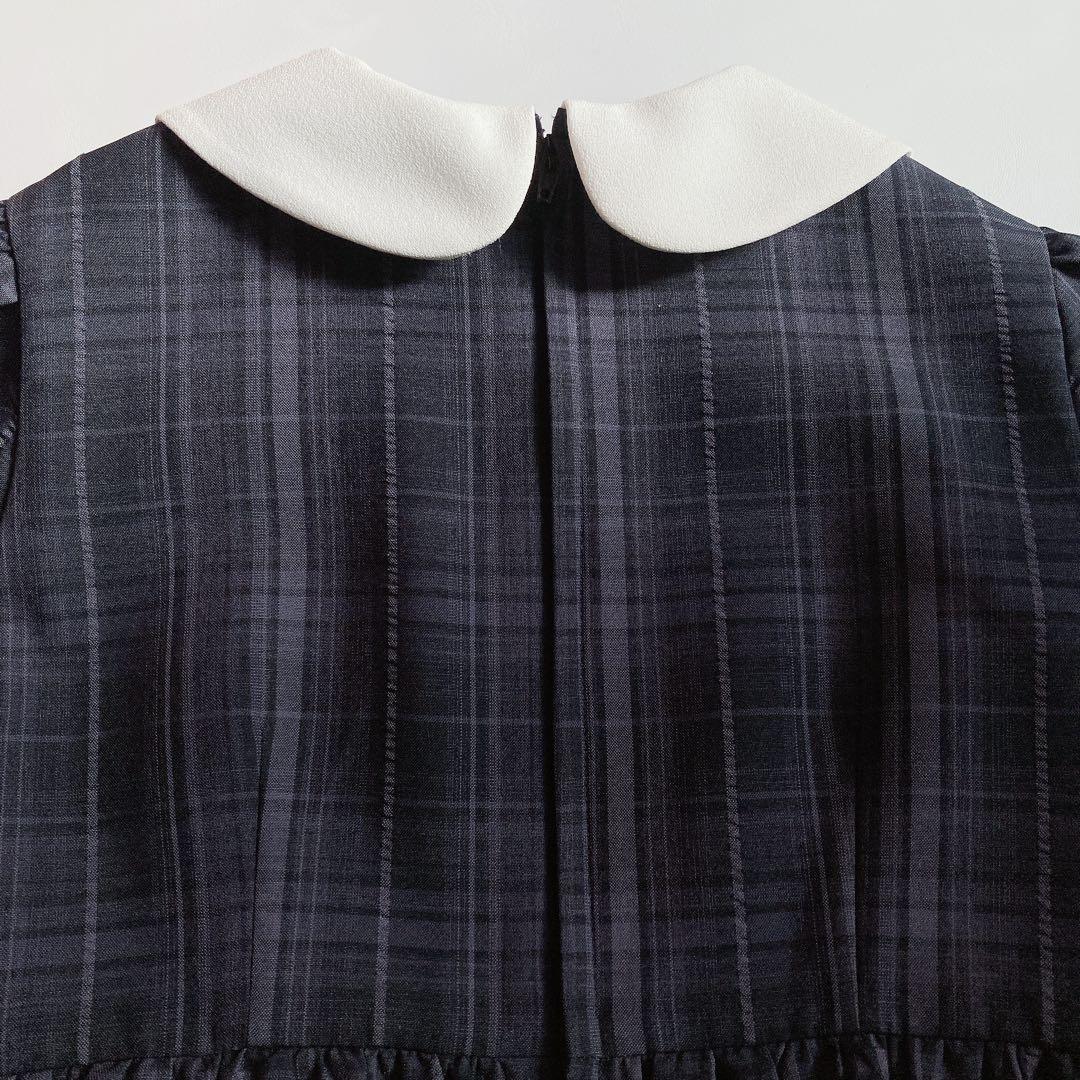 BEAMS グレー×ネイビー セレモニー 入学 卒園 フォーマル 女の子