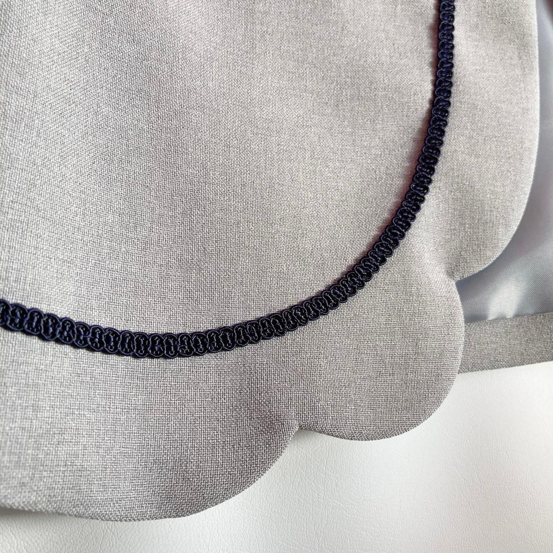 BEAMS グレー×ネイビー セレモニー 入学 卒園 フォーマル 女の子