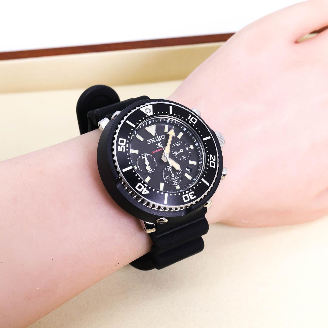稼働 SEIKO X 腕時計 ソーラー プロスペックス ダイバーズ 1980
