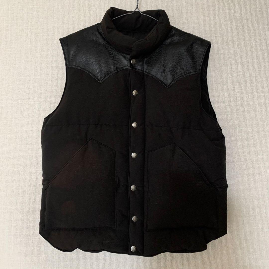Sugar Cane レザーヨークダウンベスト Lサイズ