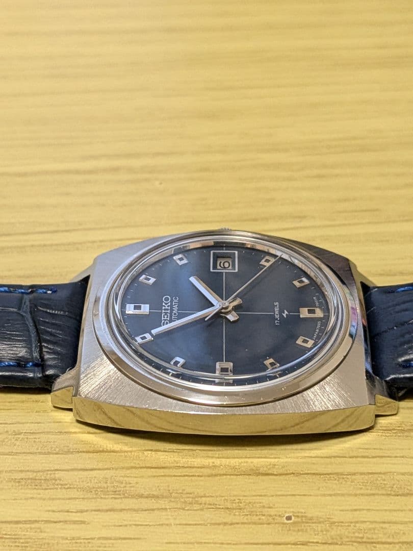SEIKO セイコー OH済 アンティーク ネイビー 1972年製 昭和47年