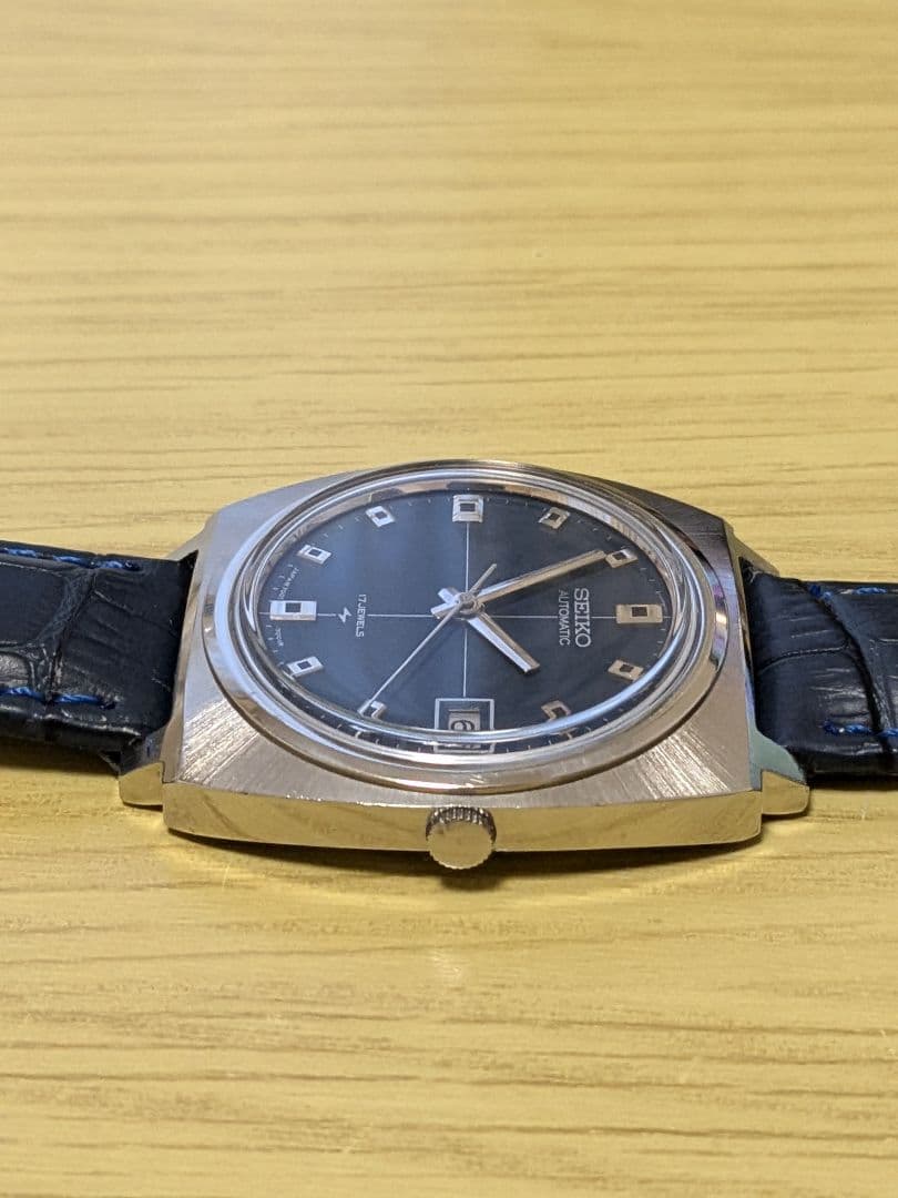 SEIKO セイコー OH済 アンティーク ネイビー 1972年製 昭和47年