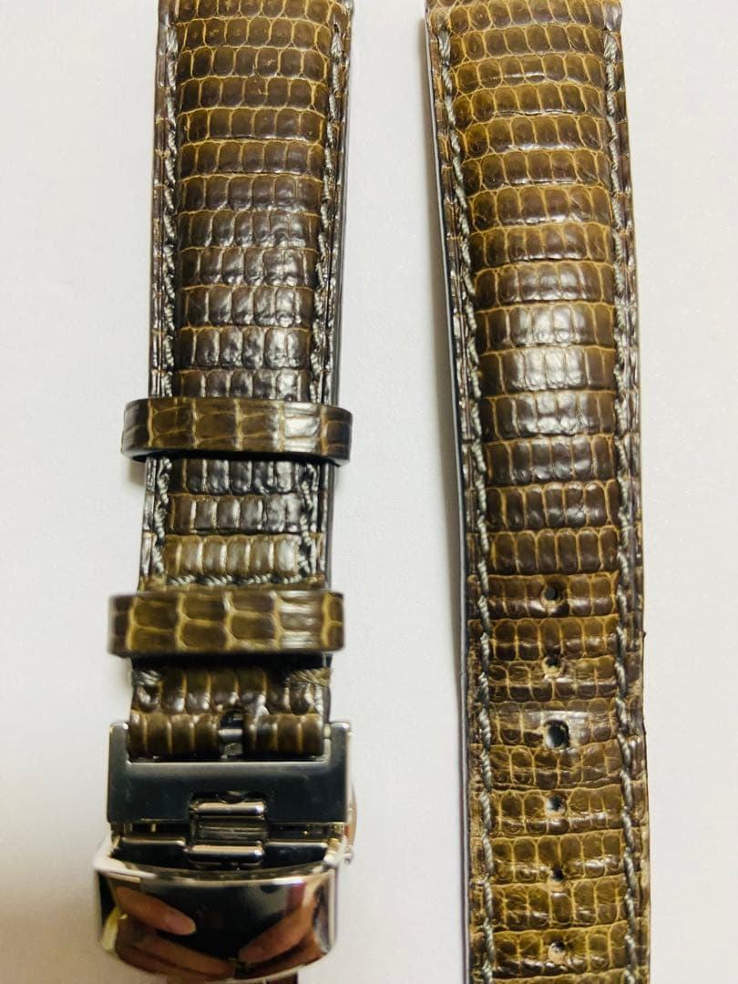 CAMILLE FOURNET リザード レザーベルト 革 皮