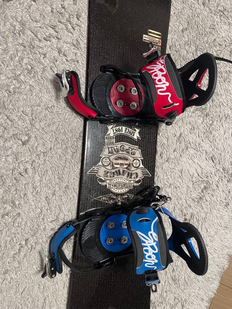 Spoon Technological スノーボード ビンディング付き