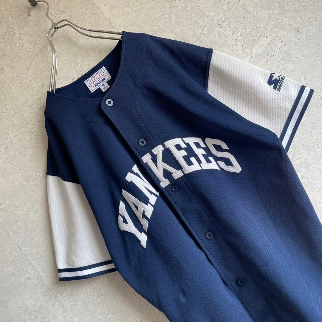 MLB 人気 ヤンキース スターター ベースボールシャツ レプリカユニフォーム