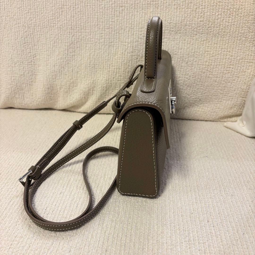 CAFUNE カフネ スタンウォレット ブラウンストーン 美品