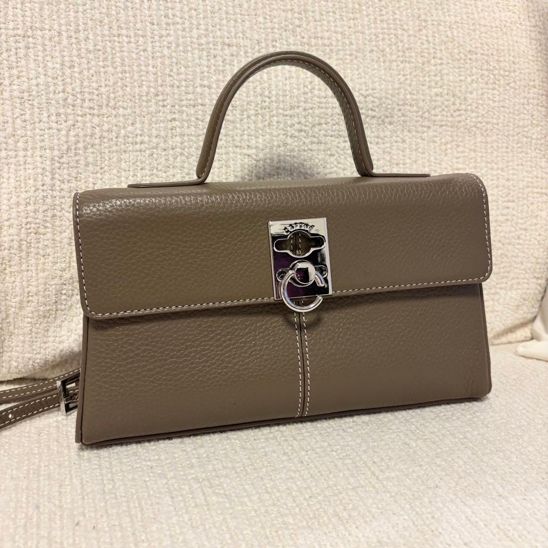 CAFUNE カフネ スタンウォレット ブラウンストーン 美品