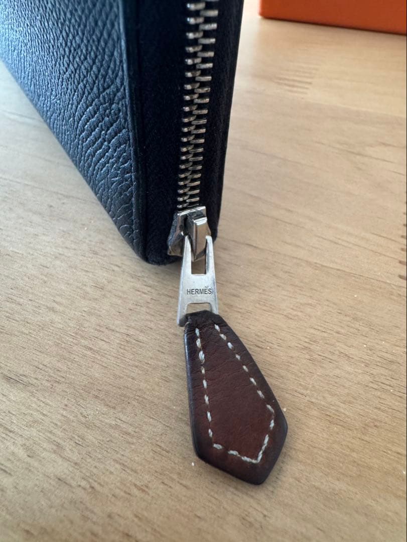 HERMES エルメス アザップロング シルクイン ブラック