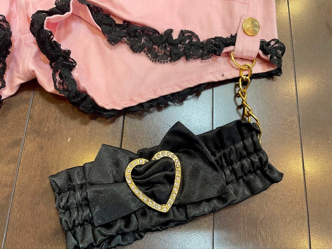 GOLDS infinity ピンクショートパンツガーターリング付きホットパンツ