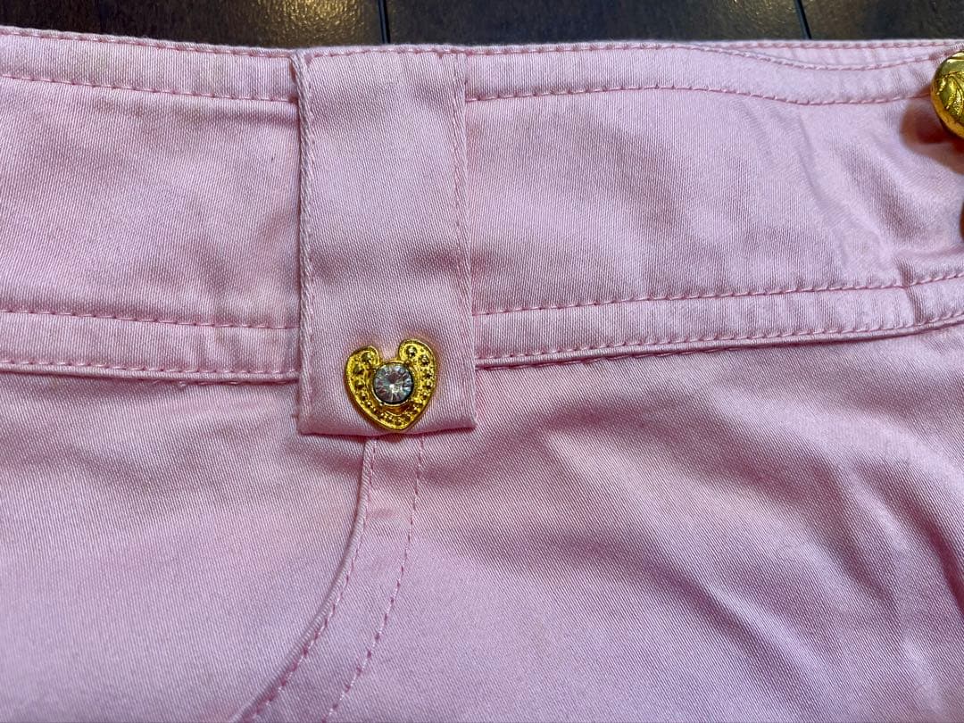 GOLDS infinity ピンクショートパンツガーターリング付きホットパンツ