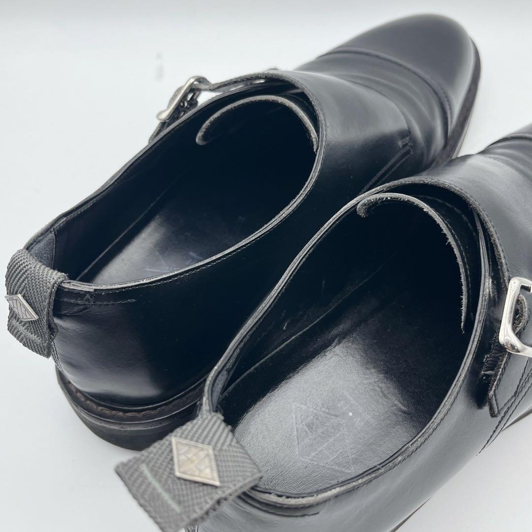 WH ヒロシツボウチ 干場スペシャル ダブルモンク 黒 トラックソール 26