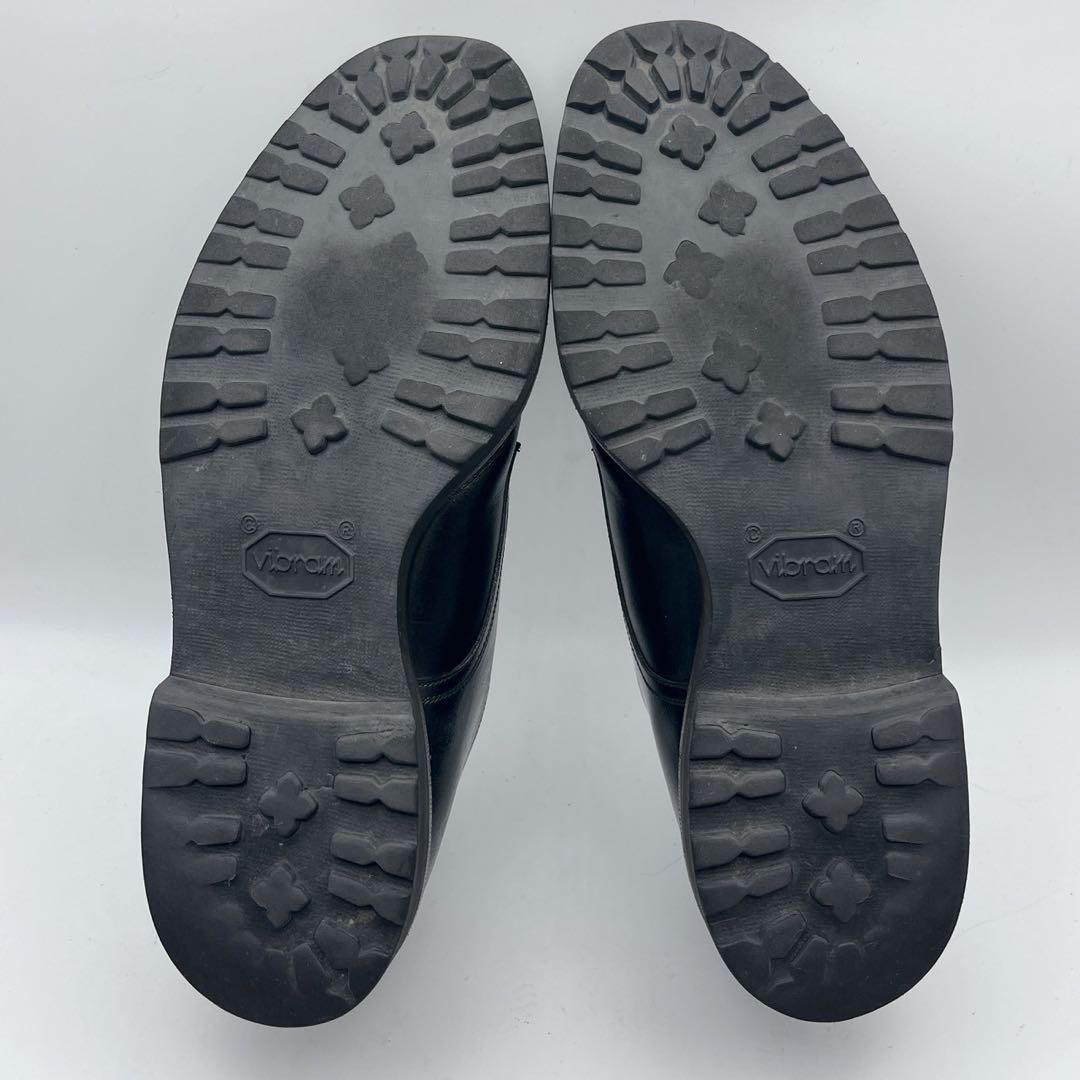 WH ヒロシツボウチ 干場スペシャル ダブルモンク 黒 トラックソール 26