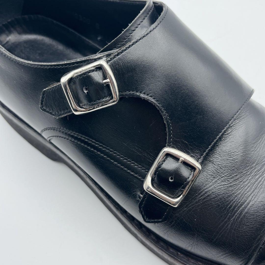 WH ヒロシツボウチ 干場スペシャル ダブルモンク 黒 トラックソール 26